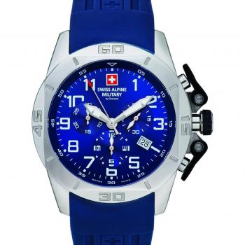 Reloj Cronógrafo Swiss Alpine Military® 7063.9835, 45mm, 10ATM, Azul
