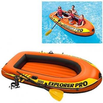 INTEX 58358NP - Barca hinchable explorer pro300 remos+hinchador 244x117x36cm