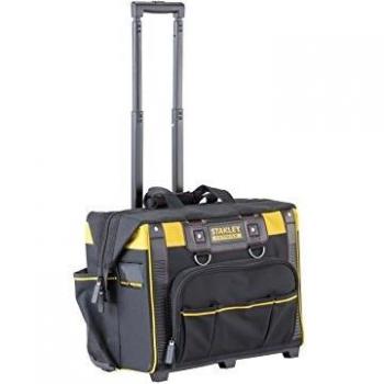 STANLEY FATMAX FMST1-80148 - Bolsa rígida con ruedas para herramientas, Color Nero/Amarillo, 50 x 36 x 41 cm