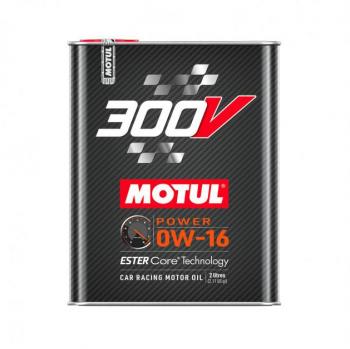 Aceite de motor MOTUL 300V POWER 0W-16, 2 Litros, código 110855