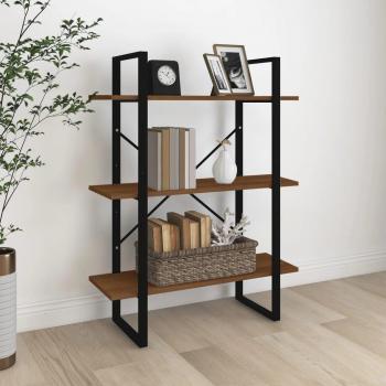 Estantería Librería Roble Marrón 80x30x105 cm Madera Multicapa