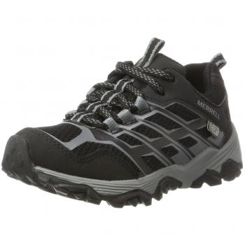 Merrell Ml-b Moab Fst Low Waterpoof Zapatillas de senderismo Niños, Negro