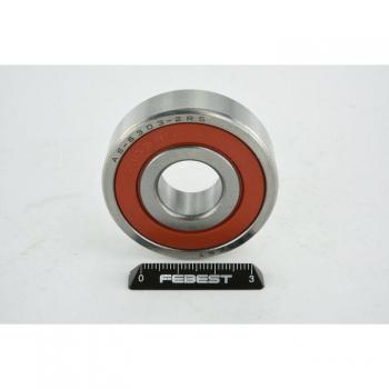 Cojinete de rodamiento FEBEST AS-6303-2RS, tipo: cojinete de bolas sellado, dimensiones: 17 mm de diámetro interno, 47 mm de diámetro externo, 14 mm de ancho, material: