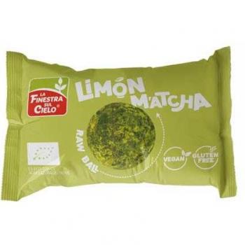 Bolita energética sabor limón y matcha 25g - La Finestra sul Cielo, Energy ball matcha y limón Bio sin gluten
