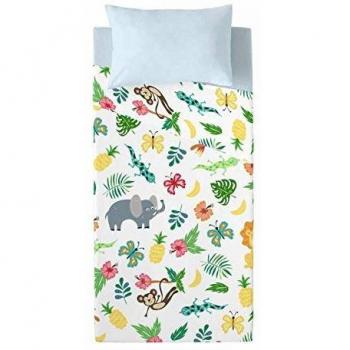 COSTURA Juego de sábanas Jungle Exotic Cama 90 cm