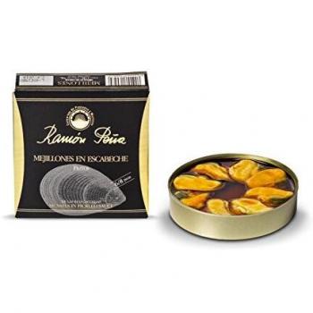Ramón Peña - Mejillones en escabeche, 6/8 unidades, 120 gr, procedente de las Rías Gallegas