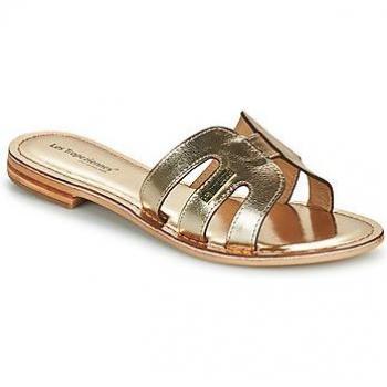 Sandalias Mujer Les Tropeziennes Modelo Damia Doradas de Cuero