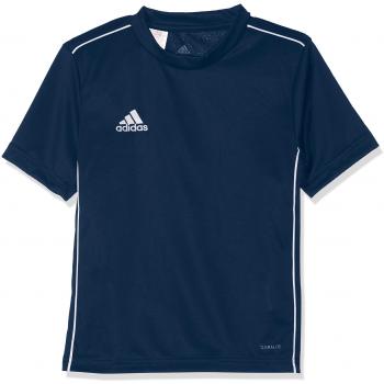 adidas CORE18 JSY Y Camiseta de Manga Corta, Unisex niños, Dark Blue/White, 7-8Y