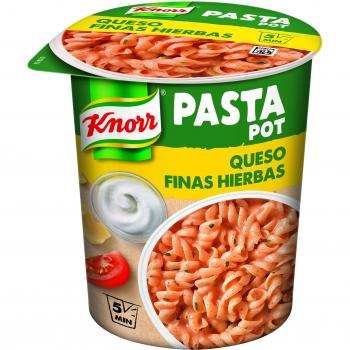 Knorr Pot Plato Preparado de Pasta y Queso a las Finas Hierbas - 80 gr