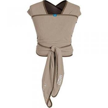 We Made Me Flow, Super Stretchy, Cool & Comfortable Baby Carrier for Infants from 3.6-15.9 kg, Pebble