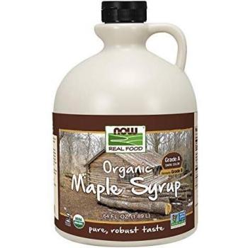 Now Foods - Jarabe de Arce Orgánico - Organic Maple Syrup, Grade A, Dark Color, 1,89L