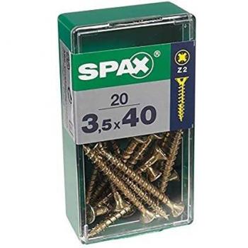 TORNILLO SPAX 04X012MM BICROMATADO 25 PZ