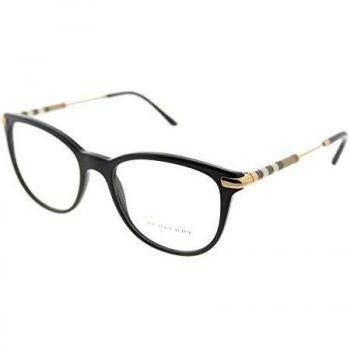 Burberry Women's 0BE 2255Q 3001 51 Sunglasses, Black