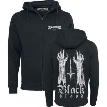 Black Blood Severed Arms Sudadera Capucha con Cremallera Negro S