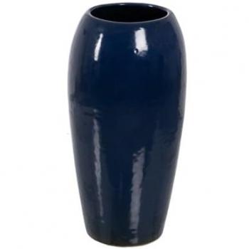 Jarrón Azul Cerámica 31 x 31 x 60,5 cm