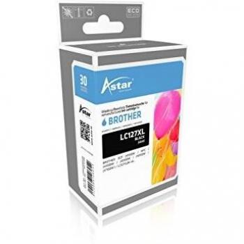 Cartucho de tinta Astar compatible Brother LC127XLBK, negro, 1200 páginas