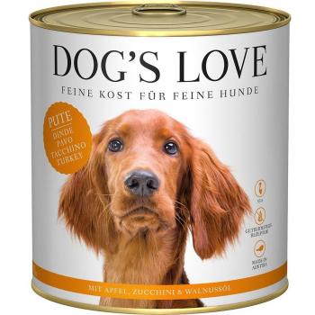 Dog's Love Adult 6 x 800 g - Pavo