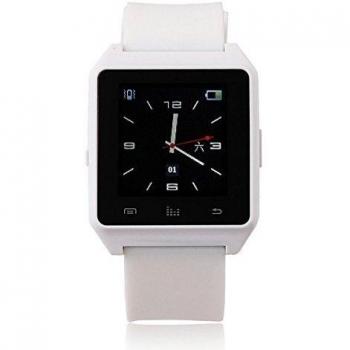 YATEK Reloj Bluetooth, Apto para Smartphones Android, función Manos Libres, Muestra notificaciones en Blanco y Negro