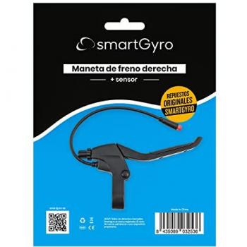 Maneta de Freno Derecha con Sensor Smartgyro PP27-082 para Patinetes Eléctricos Speedway, Rockway y Crossover
