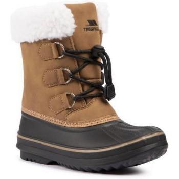 Trespass Bodhi Kids Snow Boots - Brown - Size: 3 UK