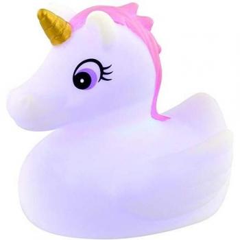 Puckator- Jouet de Bain Flottant LED-Licorne Juguetes, Multicolor