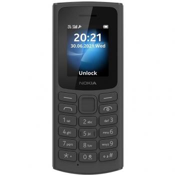 Nokia 105 4G Dual SIM Negro - Teléfono Móvil Básico con Pantalla de 1.80 y 128 MB