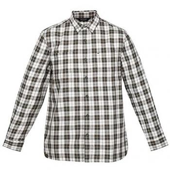 Camisa de montaña Regatta Lance Manga Larga Verde para Hombre