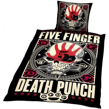 Five Finger Death Punch Punchagram Unisex Bedding Set - Multicolor 100% Cotton