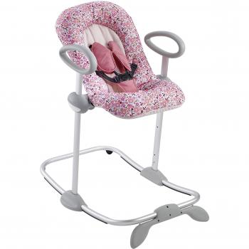 Beaba 915019 - Hamaca bebe regulable en altura, unisex, color rosa