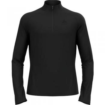 Odlo Essentials Light Black Half-Zip Sweatshirt for Men - Size S