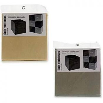 BigBuy Home S3600645 Caja Plegable, 31 x 31 x 31 cm Multiusos