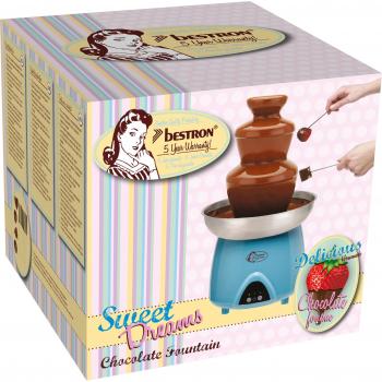 Bestron DUE4007 Fuentes de Chocolate, 230 W, Metal, Azul Celeste