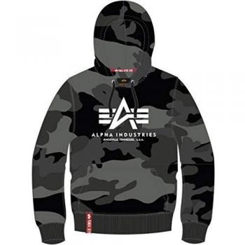 Alpha Industries Basic Camo Hoodie Black Camo XL Men