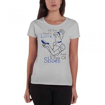 Disney Cinderella T Shirt Princess Cinderella Oficial Mujeres Skinny Fit Size 10