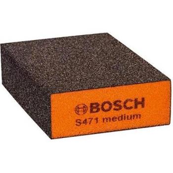 Bosch Expert Standard Taco Lijador Abrasivo Medio, Gris/Naranja, 69x97x26mm