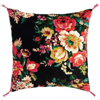 La redoute ampm funda de cojin color dorado negro 45 x 45 cm