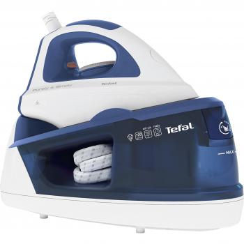 Tefal SV5030E0 - Centro de planchado, 2200 W, color azul y blanco