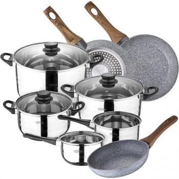 Batería de cocina San Ignacio 8 piezas con juego de sartenes Daimiel.