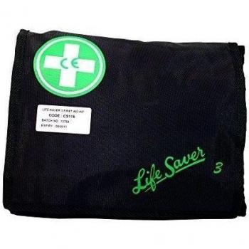 Bushcraft Lifesaver - Botiquín de primeros auxilios, color negro