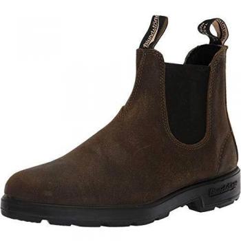 Blundstone 1615 Dark Olive Suede Chelsea Boots