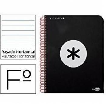 Liderpapel KE50 - Cuaderno espiral, color negro