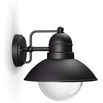 Philips MyGarden Hoverfly 1723730PN, Aplique de Exterior, Casquillo E27, Negro
