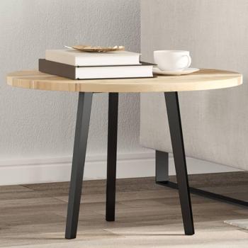 Tablero de mesa redondo madera maciza de acacia Ø60x2 cm Marrón