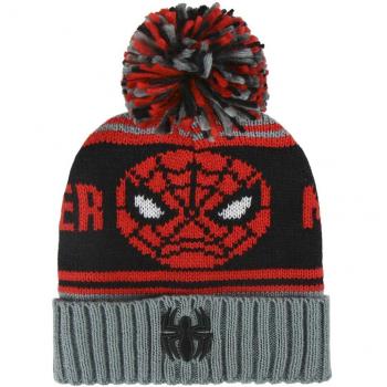 Marvel Spiderman 2200-2487 Gorro Premium Jacquard, Niño, Multicolores