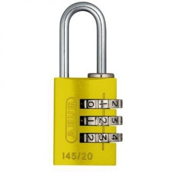Abus 145/20_AMARILLO_C Candado de combinación, 40 mm