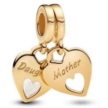Charm Colgante Divisible Corazón Doble Pandora Moments 769187C01 para Mujer