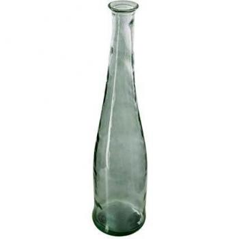 Jarrón de cristal reciclado caqui 80 cm