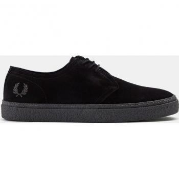 Fred Perry Zapato Linden Suede Negro