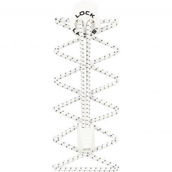 Nathan Lock Laces White Organizadores de Embalaje, Unisex Adulto, Blanco, Talla única