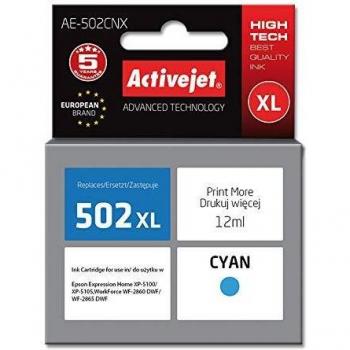 Cartucho de Tinta Compatible Activejet AE-502CNX Cian 12 ml para Epson